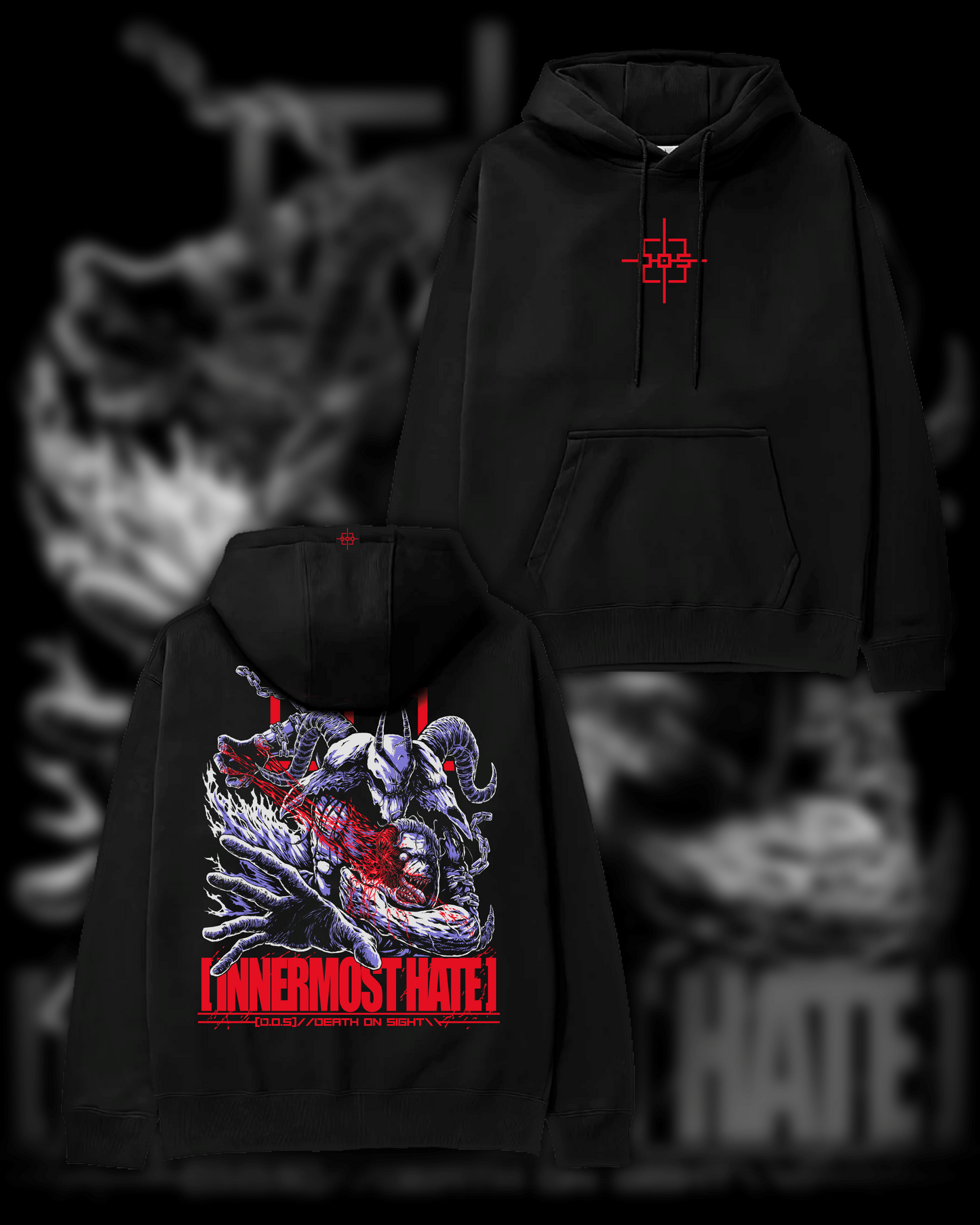 INNERMOST HATE [D.0.S] HOODIE